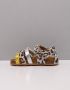 Develab leren sandalen met panterprint beige geel Meisjes Leer Panterprint 23 - Thumbnail 10