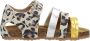 Develab leren sandalen met panterprint beige geel Leer Panterprint 26 - Thumbnail 13