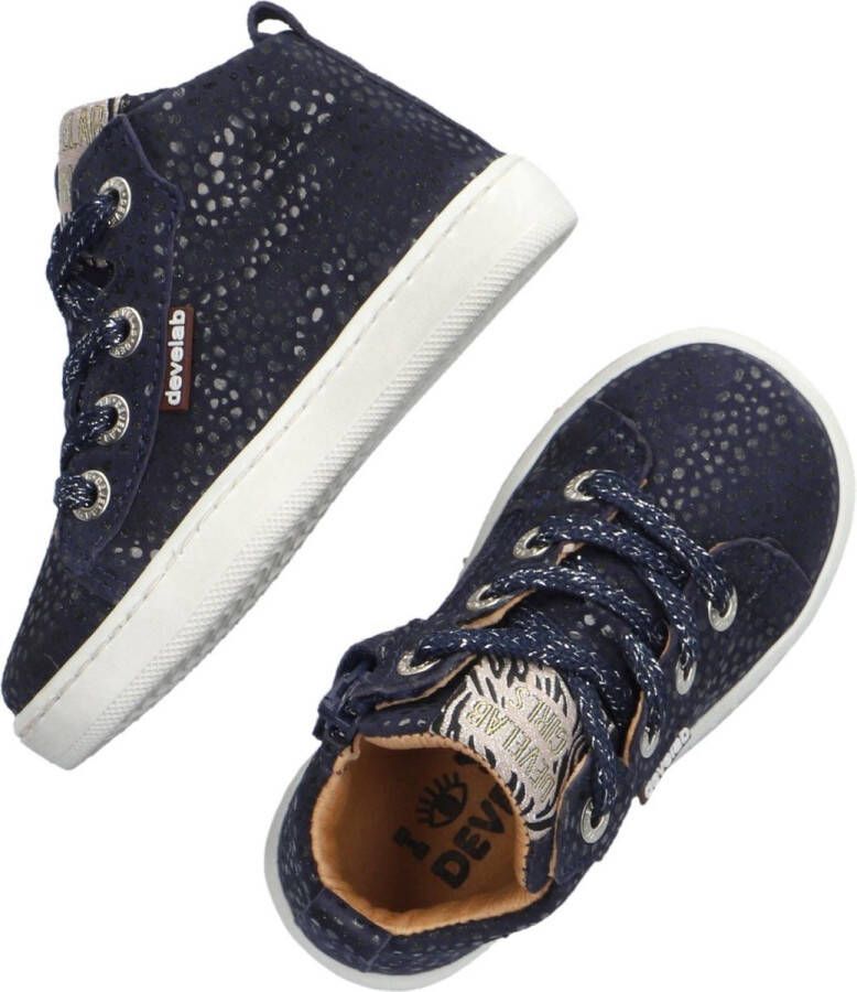 Develab Blauwe Veterschoenen