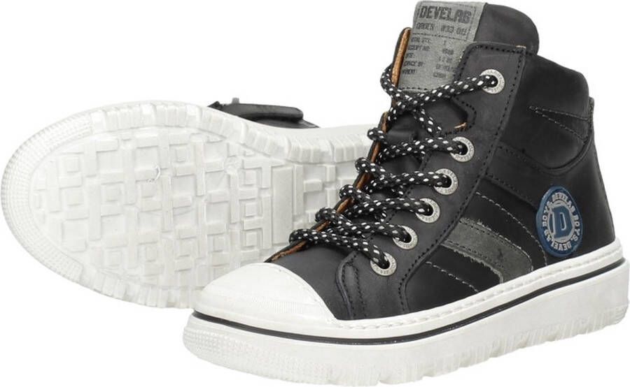 Develab Jongens Veterschoenen & Klitteband 41949-928 Zwart