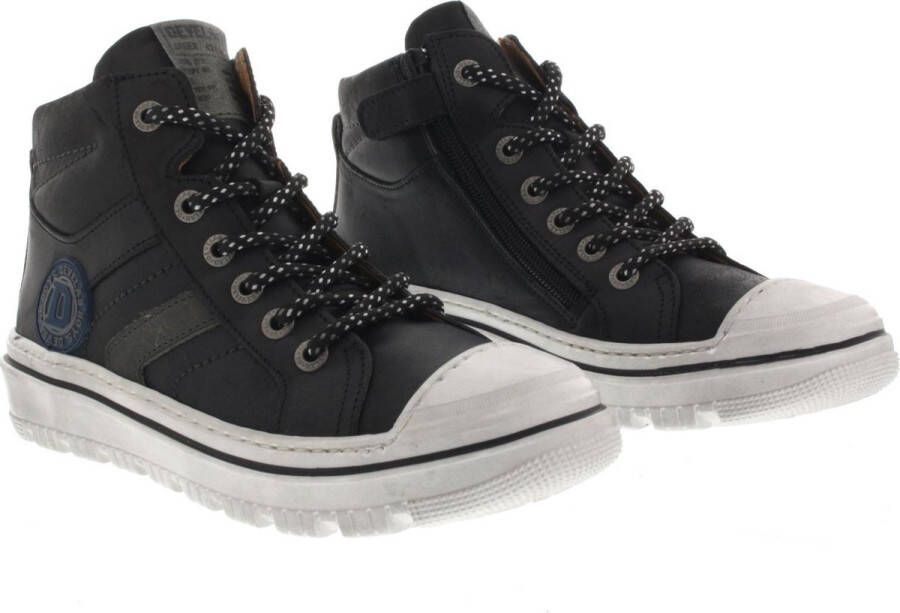 Develab Jongens Veterschoenen & Klitteband 41949-928 Zwart