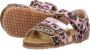 Develab 48274 leren sandalen met panterprint roze - Thumbnail 12