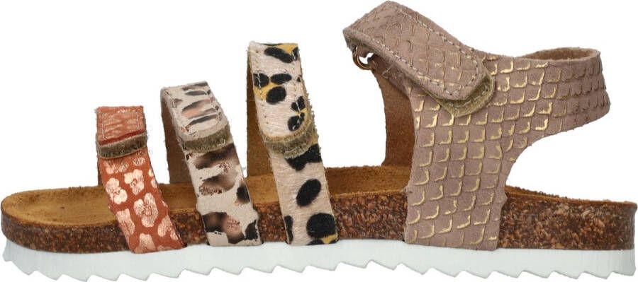 Develab Slimfit sandalen taupe
