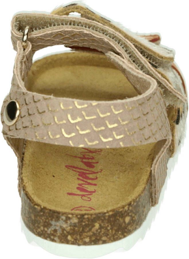 Develab Slimfit sandalen taupe