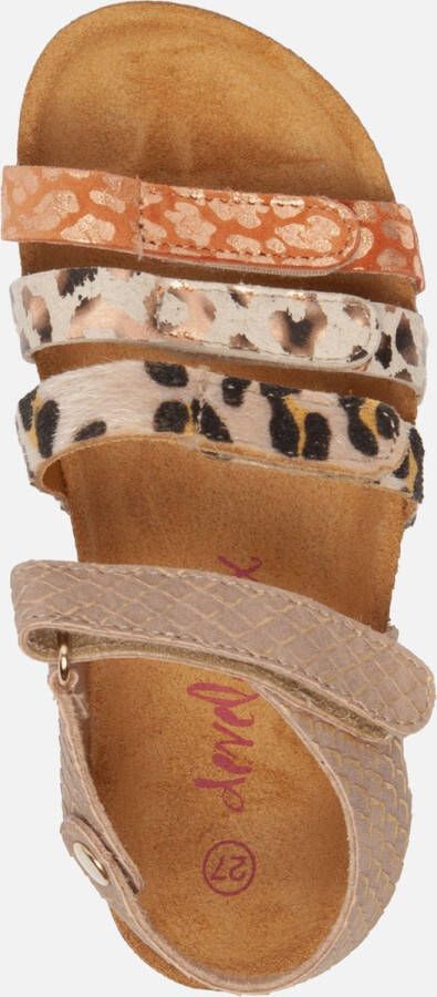 Develab Slimfit sandalen taupe