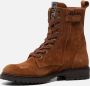 Develab 42254 Cognac Suede Veter boots - Thumbnail 3