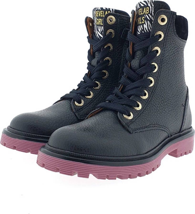 Develab Veterboots zwart Leer