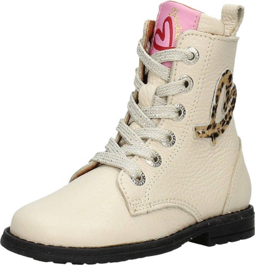 Develab Veterschoen hoog Veterschoen hoog beige