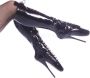 Devious Laarzen 46 Shoes BALLET 2020 Paaldans schoenen Zwart - Thumbnail 2
