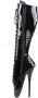 Devious Laarzen 46 Shoes BALLET 2020 Paaldans schoenen Zwart - Thumbnail 3