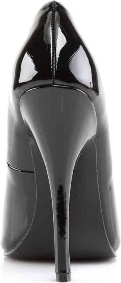 Devious DOMINA-212 Hoge hakken Paaldans schoenen 47 Shoes Zwart