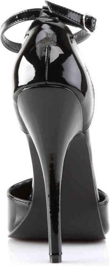 Devious DOMINA-402 Hoge hakken Paaldans schoenen 45 Shoes Zwart