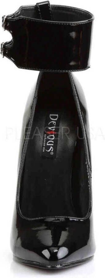 Devious Hoge hakken 45 Shoes DOMINA 434 Paaldans schoenen Zwart - Foto 3