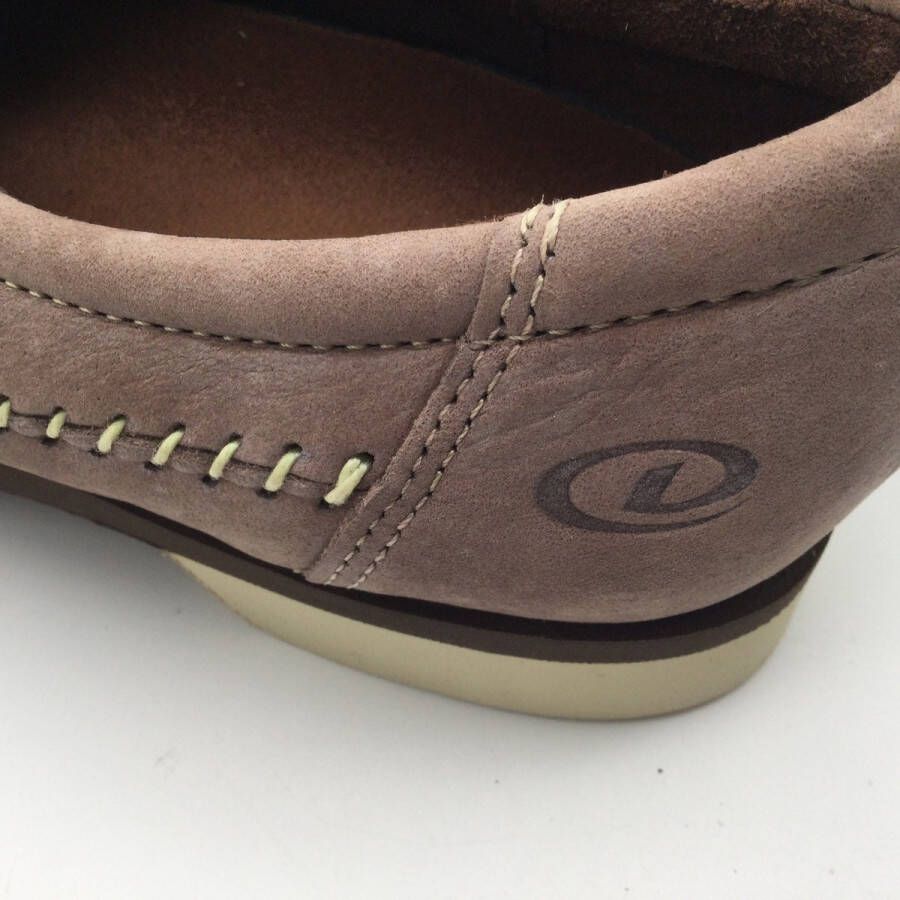 Dexter Bowling Bowlingschoenen ' leather shoe dark taupe Mary' US eur kleur lever bruin classic model instapper mooie schoen voor rechtshandige bowler. uitneembare binnenzool