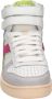 Diadora Magic Basket Mid dames sneaker Wit rood - Thumbnail 2