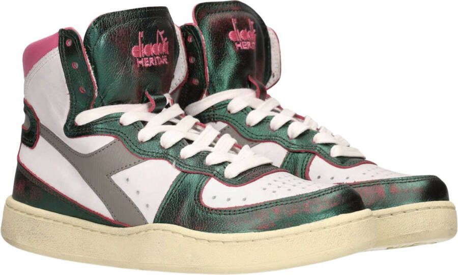 Diadora Dames Mi Basket Used Metal Mix Sneaker Multicolour