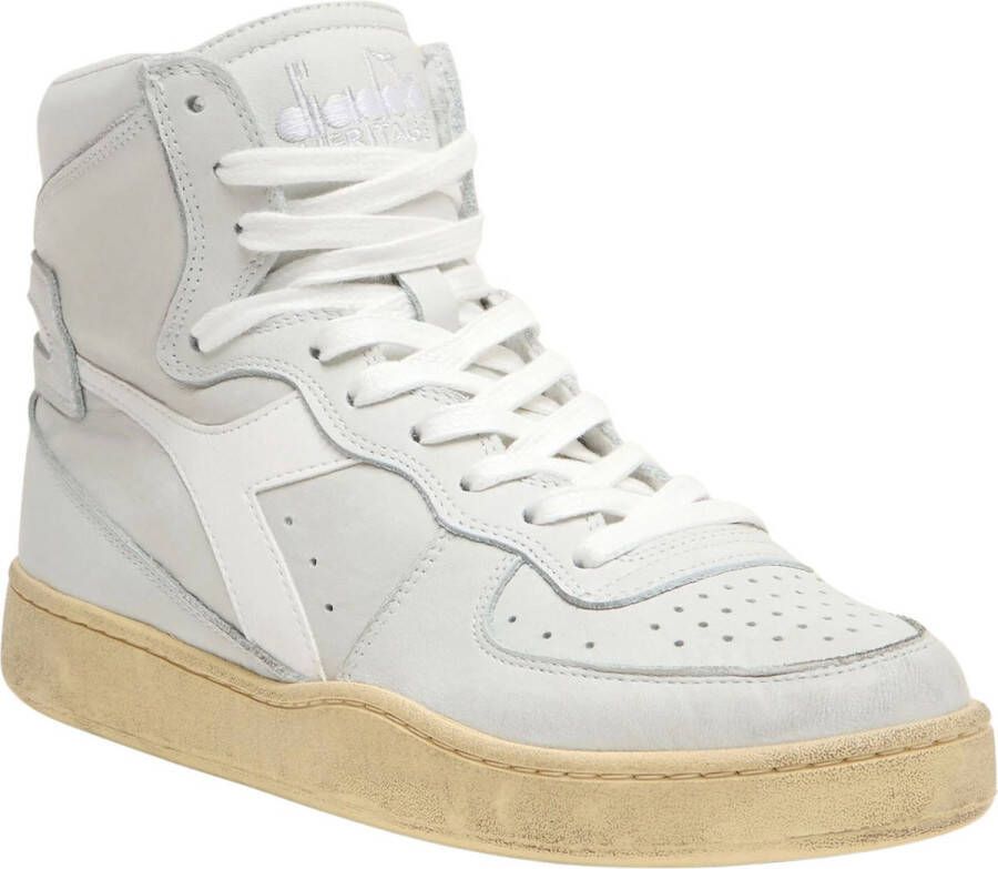 Diadora Heritage Mi Basket Used White Garnet Sneakers hoge-sneakers - Foto 12