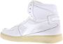 Diadora Heritage mi basket used sneakers wit c0657 white white leer 43 5(9+ ) - Thumbnail 14