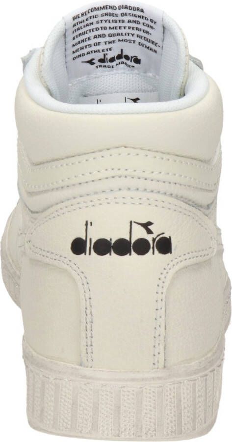 Diadora Game High Waxed Dames Hoge sneakers Leren Sneaker Dames Wit