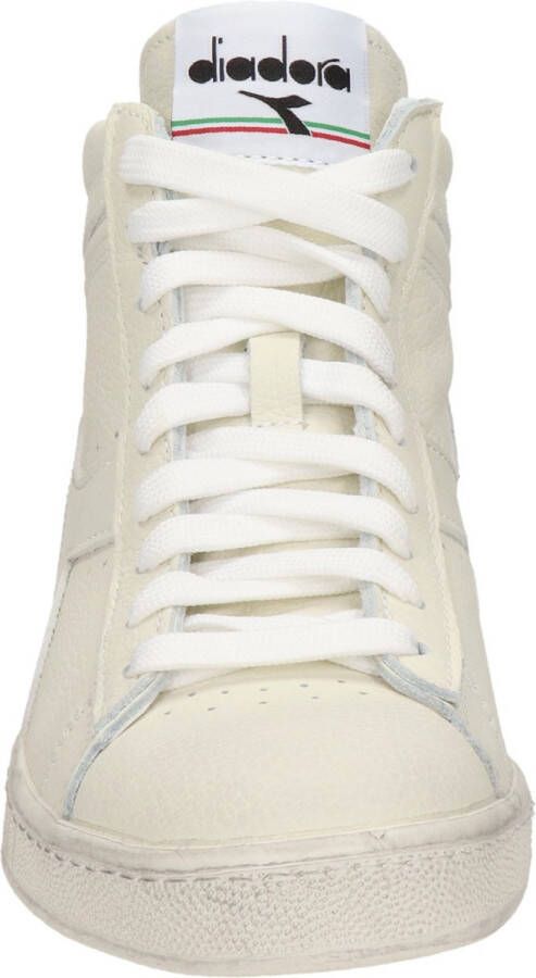 Diadora Game L High Waxed Hoge sneakers Leren Sneaker Wit - Foto 8