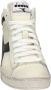 Retro Sneaker Game High Waxed Hoge sneakers Leren Sneaker Groen - Thumbnail 14