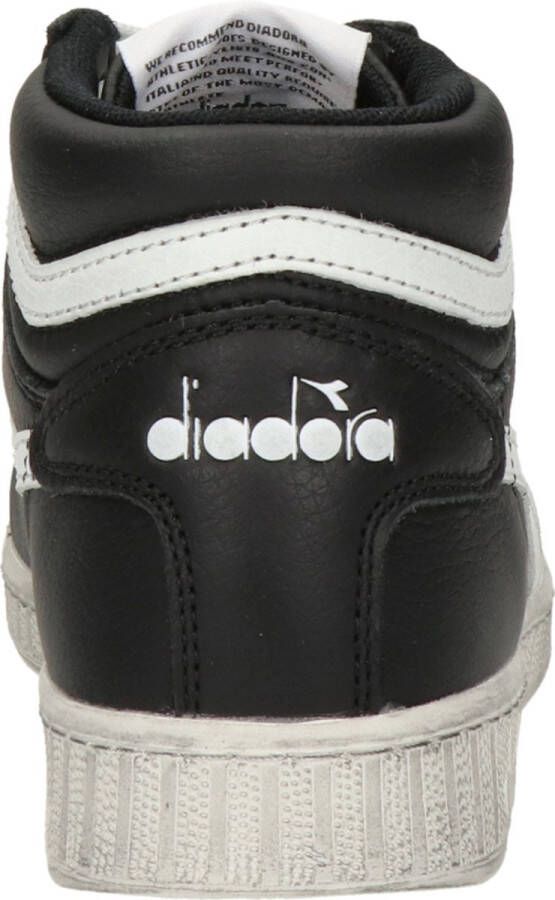 Diadora Game High Waxed Hoge sneakers Leren Sneaker Zwart - Foto 7