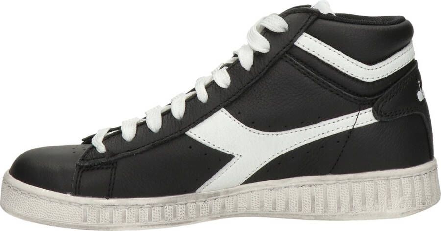 Diadora Game High Waxed Hoge sneakers Leren Sneaker Zwart - Foto 9