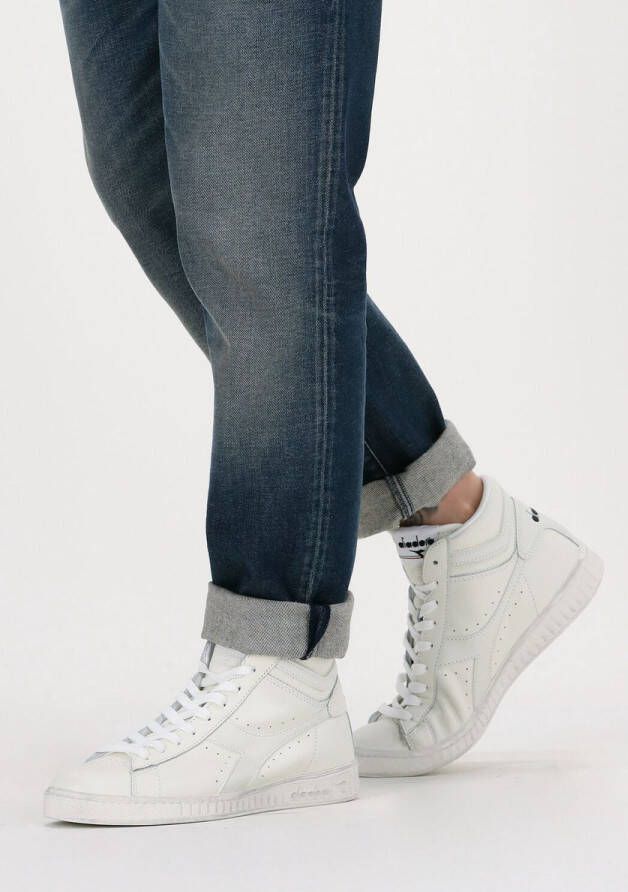 Diadora Game L High Waxed Sneakers Leren Sneaker Dames Wit