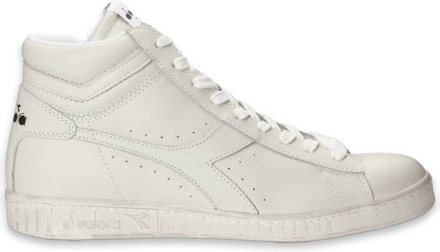 Diadora Game L High Waxed Sneakers Leren Sneaker Dames Wit