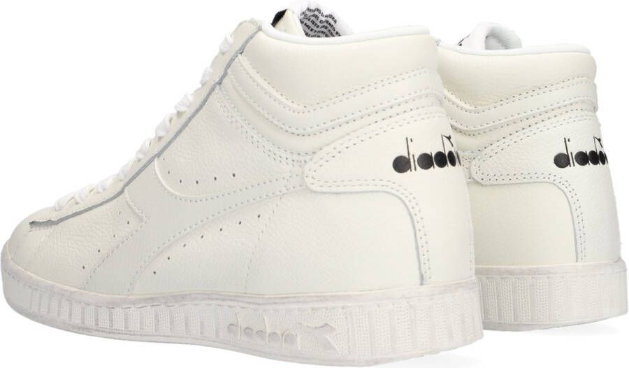 Diadora Game L High Waxed Sneakers Leren Sneaker Dames Wit