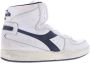 Diadora Sneakers Dames Lage sneakers Damesschoenen Leer MI bask L metal Turquoise - Thumbnail 6