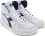 Diadora Sneakers Dames Lage sneakers Damesschoenen Leer MI bask L metal Turquoise - Thumbnail 7