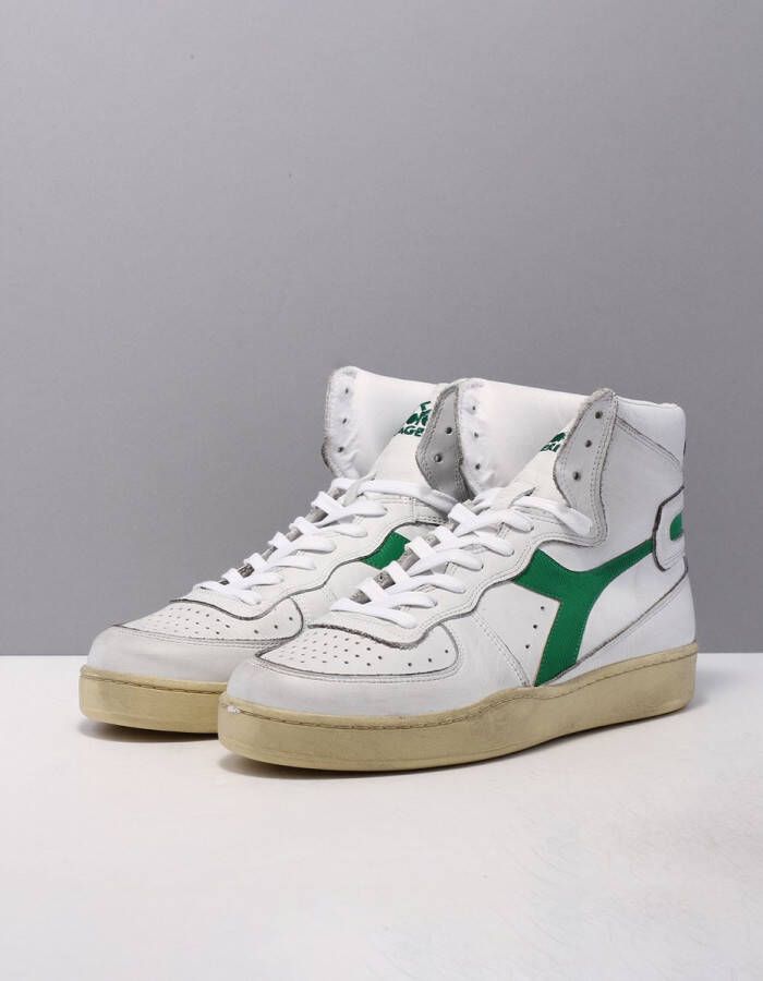 Diadora Heren Mi Basket Used Sneakers Wit