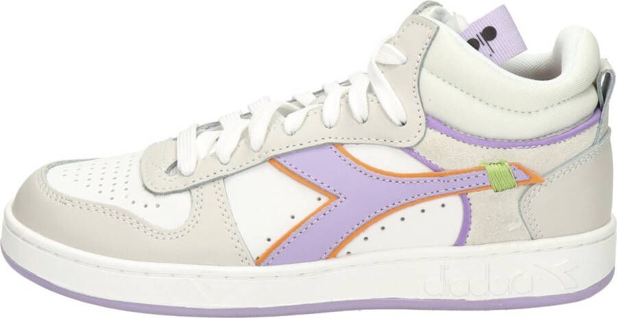 Diadora Magic Basket Demi Label Woman Hoge sneakers Leren Sneaker Dames Wit