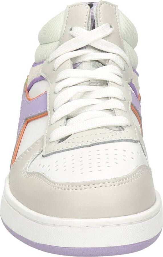 Diadora Magic Basket Demi Label Woman Hoge sneakers Leren Sneaker Dames Wit