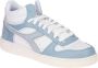 Diadora Magic Basket Demi Woman Hoge sneakers Leren Sneaker Dames Blauw - Thumbnail 14