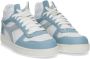 Diadora Magic Basket Demi Woman Hoge sneakers Leren Sneaker Dames Blauw - Thumbnail 9