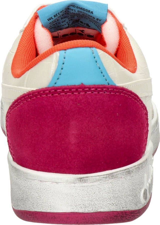 Diadora Magic Basket Low Cro dames sneaker Wit multi