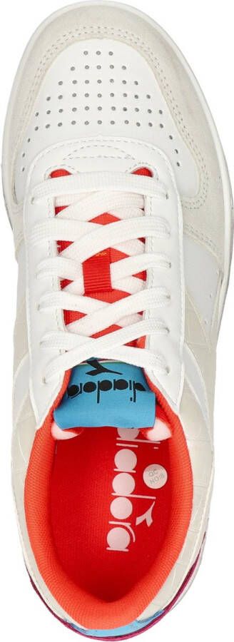 Diadora Magic Basket Low Cro dames sneaker Wit multi