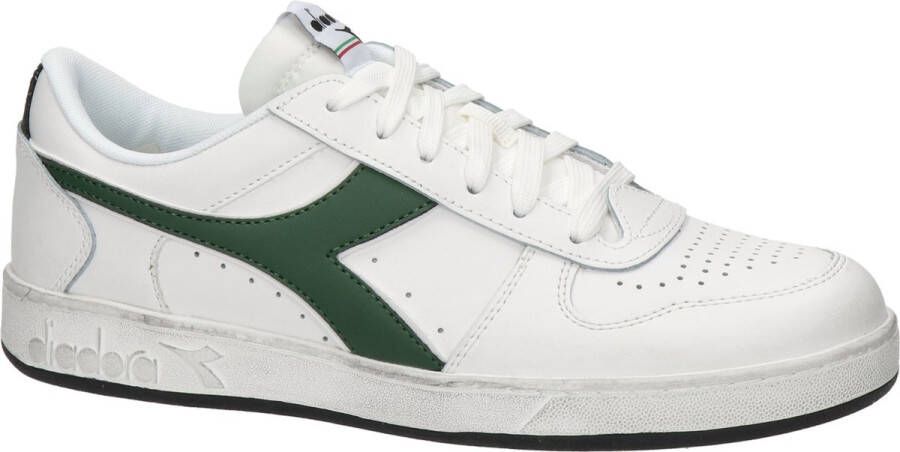 Diadora Magic Basket Low Icona Lage sneakers Leren Sneaker Heren Wit