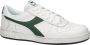 Diadora Magic Basket Low Icona Lage sneakers Leren Sneaker Wit - Thumbnail 9