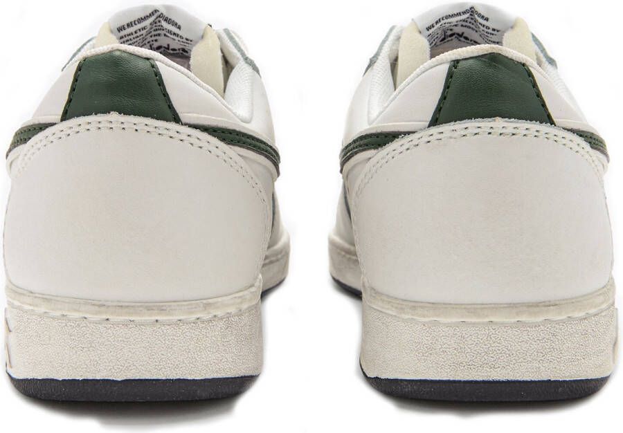 Diadora Magic Basket Low Icona Lage sneakers Leren Sneaker Heren Wit
