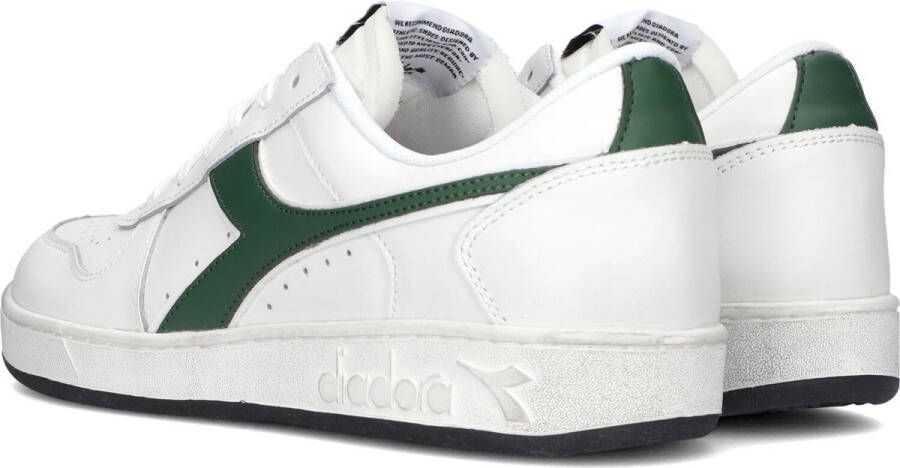 Diadora Magic Basket Low Icona Lage sneakers Leren Sneaker Heren Wit