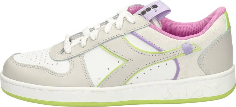 Diadora Magic Basket Low Label Woman Lage sneakers Leren Sneaker Dames Wit