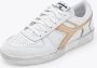 Diadora Magic Basket Low Metal Woman Lage sneakers Leren Sneaker Dames Wit - Thumbnail 9