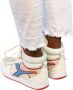 Diadora Magic Basket Mid Label Woman Hoge sneakers Leren Sneaker Dames Wit - Thumbnail 12