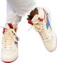 Diadora Magic Basket Mid Label Hoge sneakers Leren Sneaker Wit - Thumbnail 14