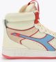 Diadora Magic Basket Mid Label Woman Hoge sneakers Leren Sneaker Dames Wit - Thumbnail 10