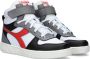 Diadora Magic Basket Mid Ps Hoge sneakers Meisjes Wit - Thumbnail 6