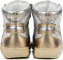 Diadora Sneakers Dames Hoge sneakers Damesschoenen Leer M basket metallic Goud - Thumbnail 9